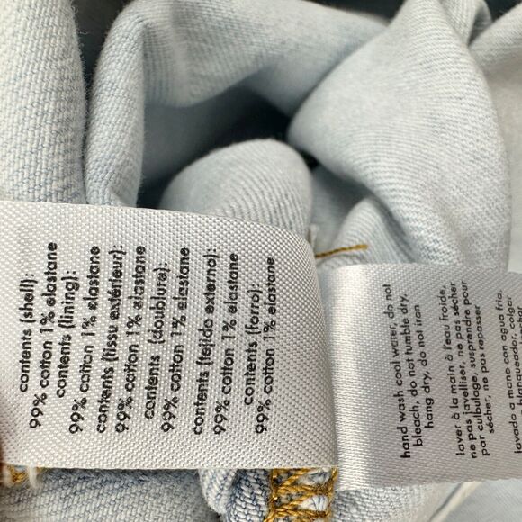 WeWoreWhat Cutout Denim Skirt Mini High Waist Blue Grunge Y2K Revolve S NWT - Picture 11 of 11